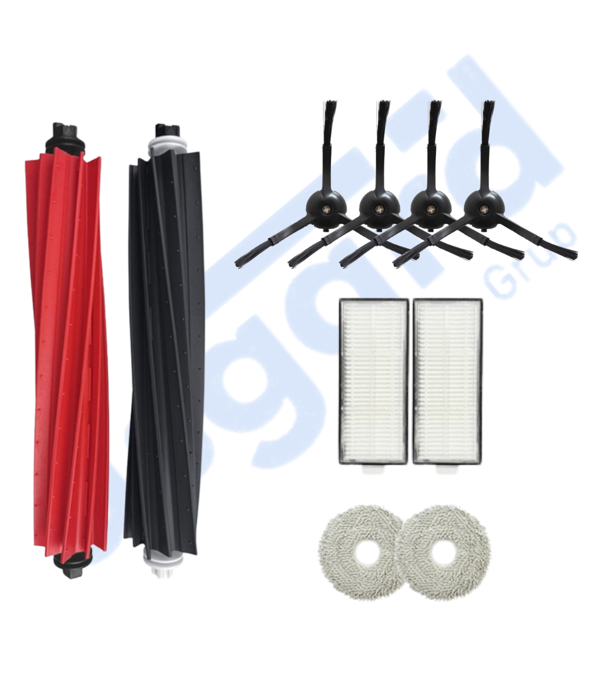 Roborock Q Revo Master Uyumlu 1 Ana Fırça 4 Yan Fırça 2 Filtre 2 Mop - Image 1