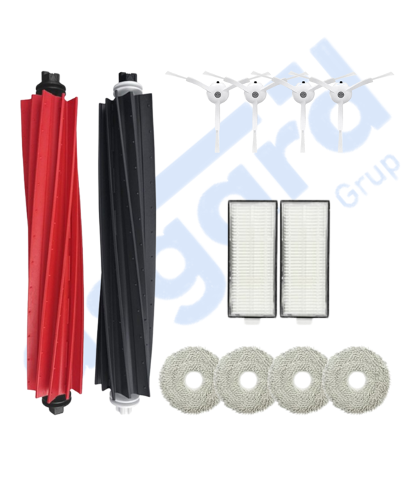 Roborock Q Revo Master Uyumlu 1 Ana Fırça 4 Yan Fırça 2 Filtre 4 Mop - Image 1