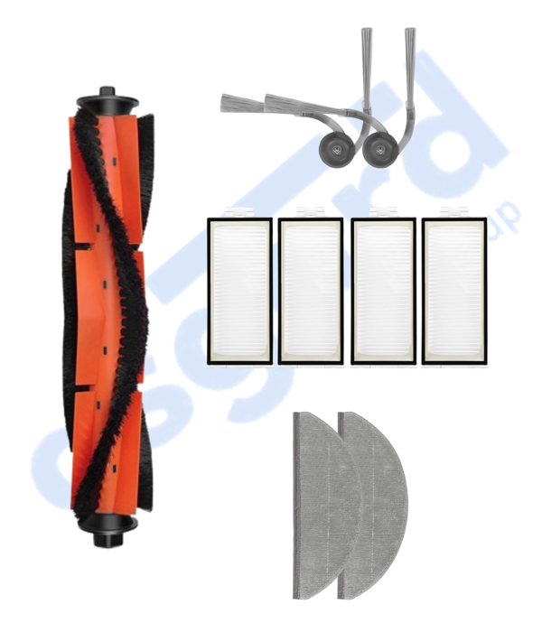 ROBOROCK S8 PRO/S8 PRO+/Q8+/Q8 MAX PRO+ Uyumlu 1 Ana Fırça 2 Yan Fırça 4 Filtre 2 Mop - Image 1