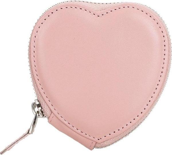 Apple AirPods 2.nesil Uyumlu Deri Kılıf Valentine NU2 Pembe - Image 1