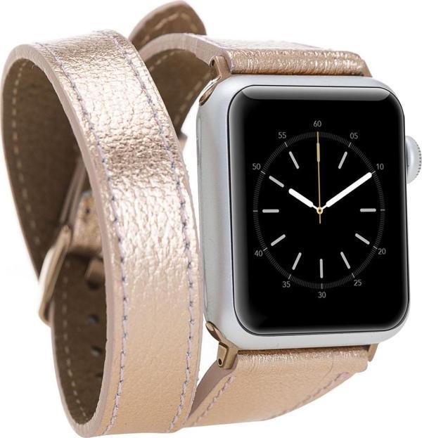 Bouletta Apple Watch Uyumlu Deri Kordon 38-40-41mm DT RG2 - Image 1