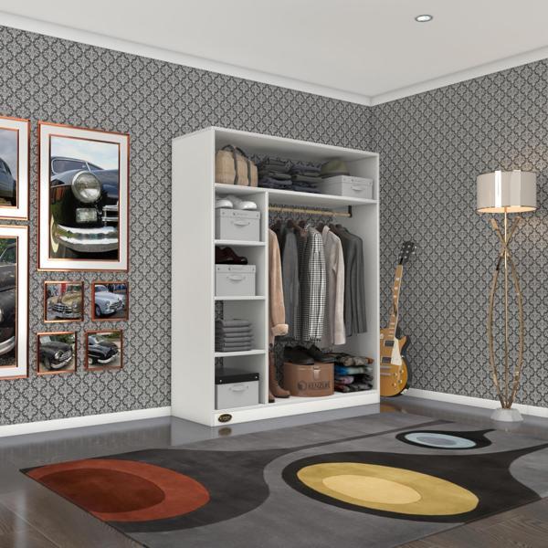 Kenzlife giysi dolabı necmettin 150*120*40 byz gardırop - Image 1