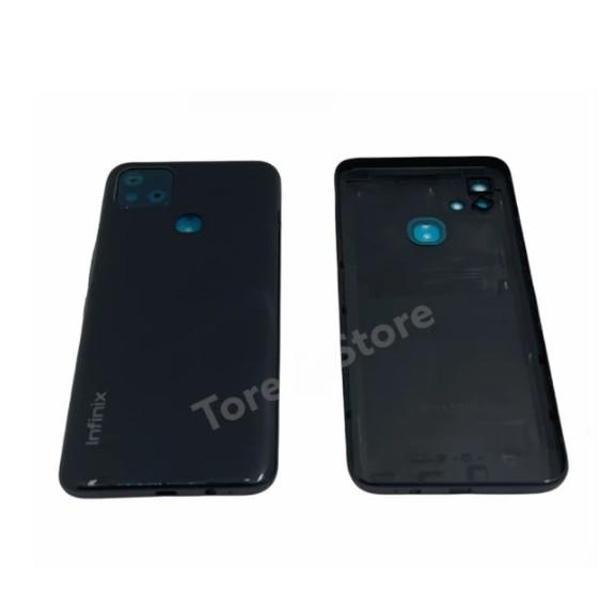 Infinix Hot 10İ Arka Pil Kapağı Siyah X658C X659C - Image 1