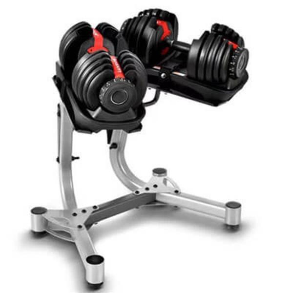 Avec Ayarlanabilir Dambıl Seti 24 KgX2 Adet + Stand - Image 1
