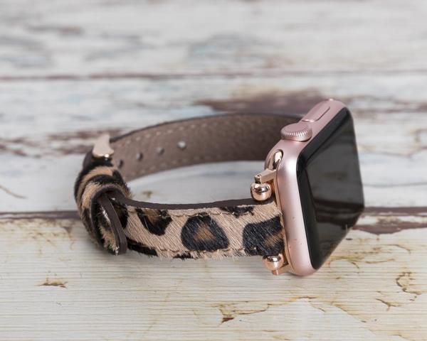 Bouletta Apple Watch Uyumlu Deri Kordon 38-40-41mm Ferro LEO1N - Image 1