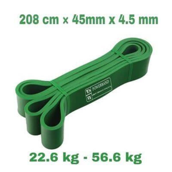 Powerband Direnç Lastiği ve Egzersiz Bandı Yeşil Heavy - Image 1