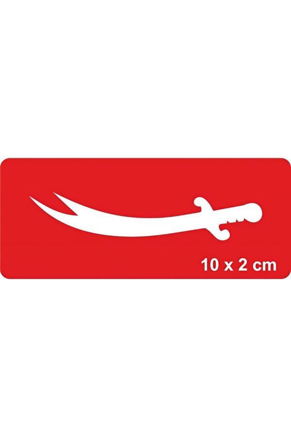 Alsepeteavm Zülfikar-1 Tattoo Geçici Dövme Şablonları Kına Kalıpları - Image 1