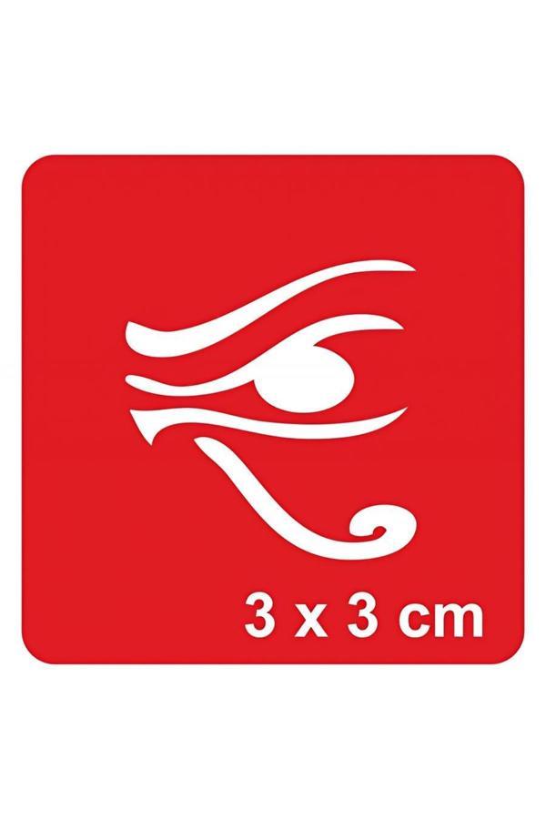 Alsepeteavm Güneş Tanrısı Ra Tattoo Geçici Dövme Şablonları Kına Kalıpları - Image 1