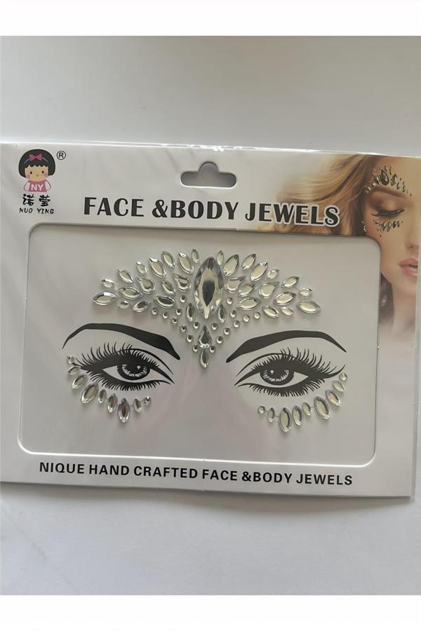 Alsepeteavm Face Gems Kristal Yüz Taşı Model 16 - Image 1