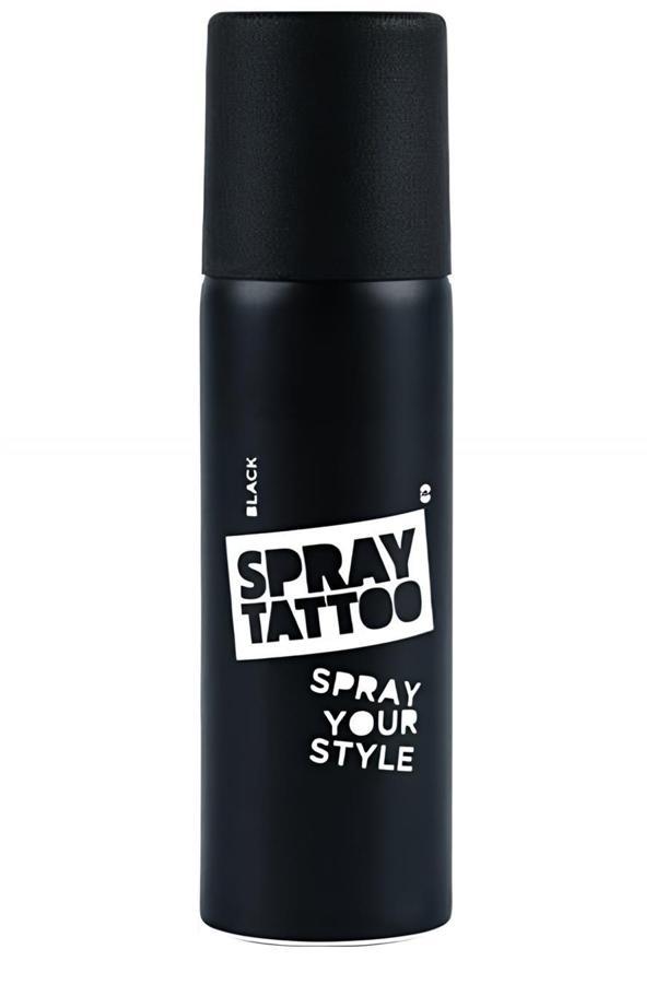 Alsepeteavm Spray Tattoo Dark Siyah Geçici Sprey Dövme - Image 1