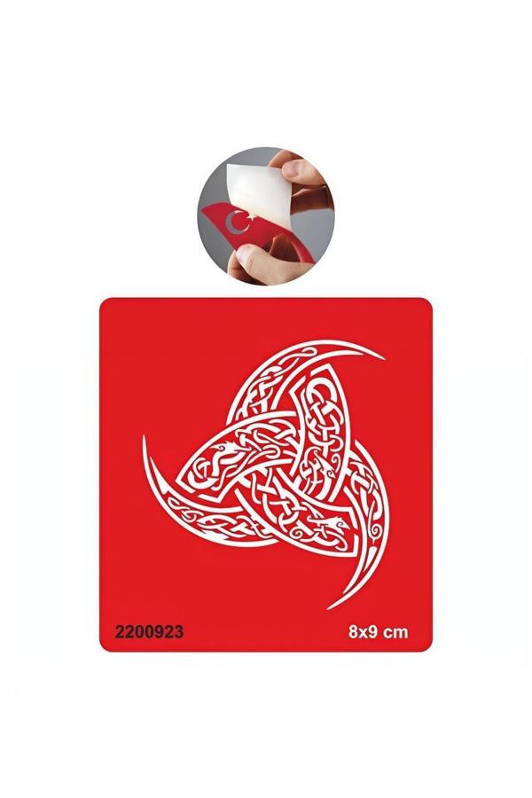 Alsepeteavm Türk Teşkilatı Tattoo Geçici Dövme Şablonları Kına Kalıpları - Image 1