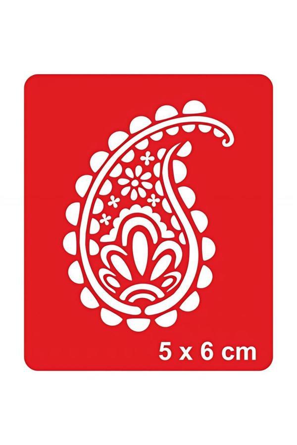 Alsepeteavm Buta Tattoo Geçici Dövme Şablonları Kına Kalıpları - Image 1