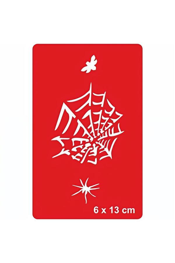 Alsepeteavm Örümcek Ağı ve Avı Tattoo Geçici Dövme Şablonları Kına Kalıpları - Image 1