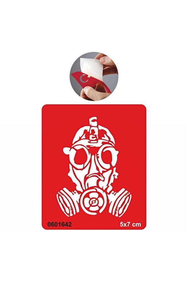 Alsepeteavm Nükleer Maske Şablonu Geçici Dövme Deseni Tattoo Geçici Dövme Şablonları Kına Kalıpları - Image 1