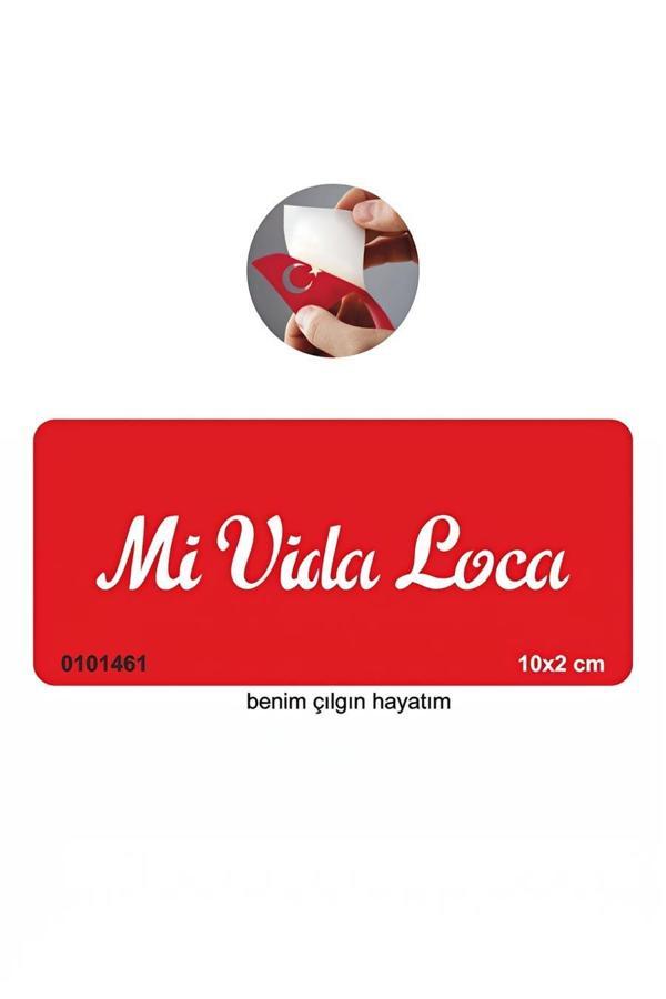 Alsepeteavm Benim Çılgın Hayatım(İspanyolca)  Tattoo Geçici Dövme Şablonları Kına Kalıpları - Image 1