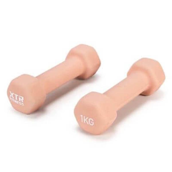 XTR Fitness Vinyl Neoprene Dambıl 1 Kg X 2 Adet - Image 1
