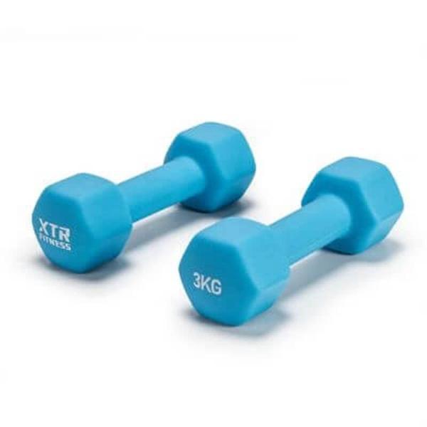 XTR Fitness Vinyl Neoprene Dambıl 3 Kg X 2 Adet - Image 1