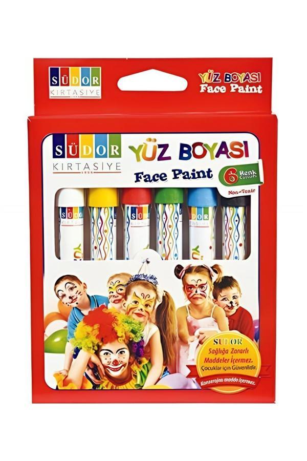 Alsepeteavm Südor Yüz Boyası Kalemleri 6 Renk - Image 1