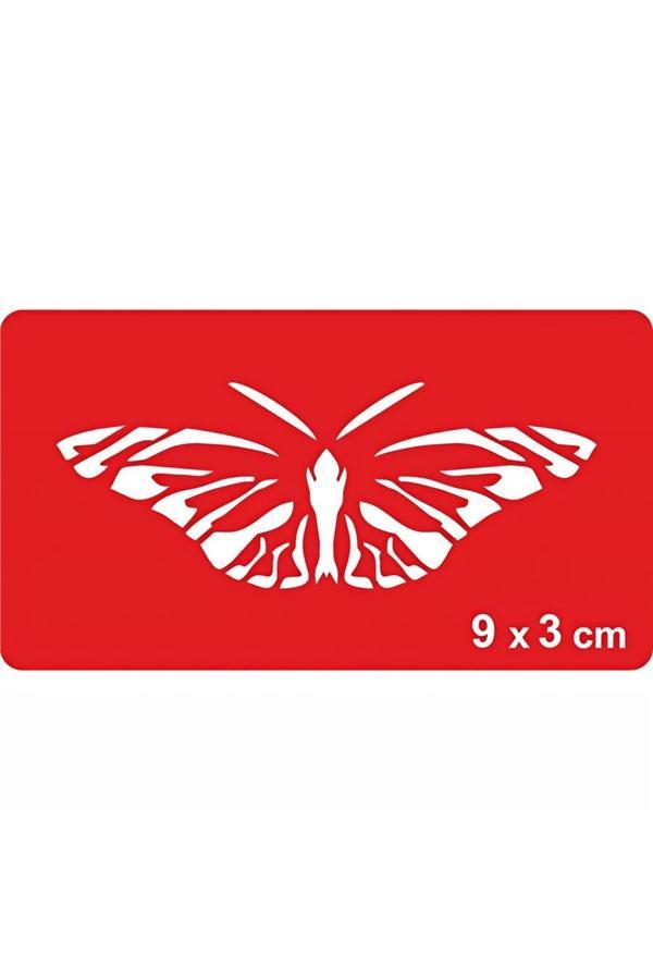 Alsepeteavm Vadideki Kelebek Tattoo Geçici Dövme Şablonları Kına Kalıpları - Image 1