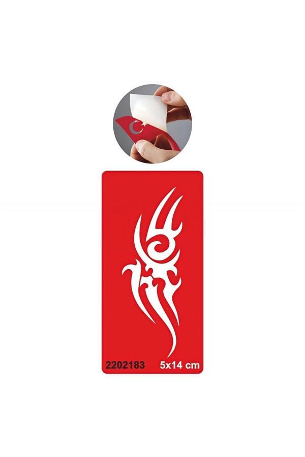 Alsepeteavm Tribal Kol Bilek  Tattoo Geçici Dövme Şablonları Kına Kalıpları - Image 1
