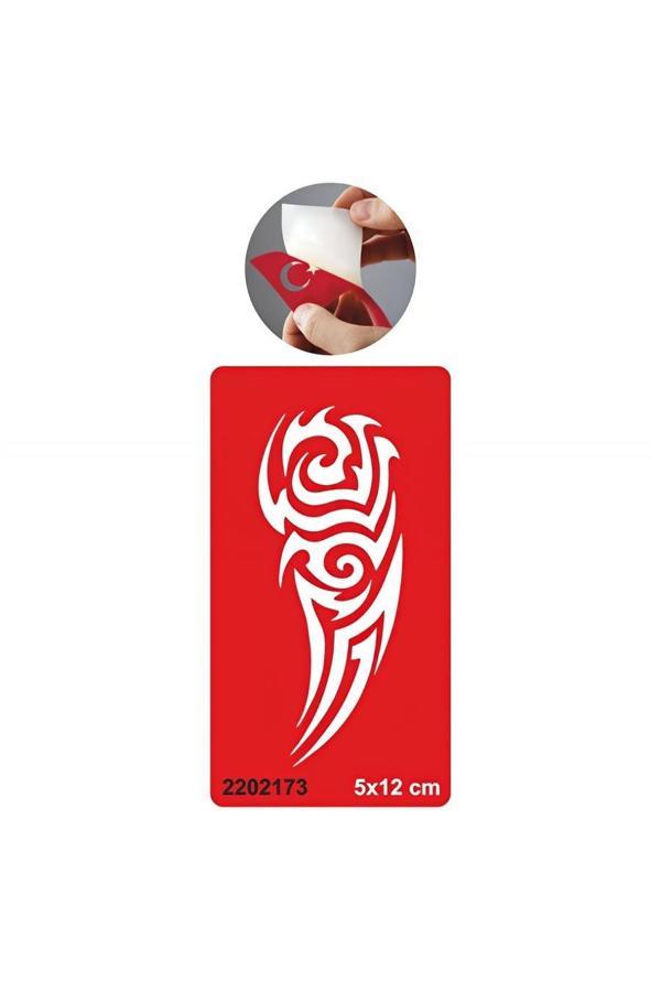 Alsepeteavm Tribal Kol  Tattoo Geçici Dövme Şablonları Kına Kalıpları - Image 1