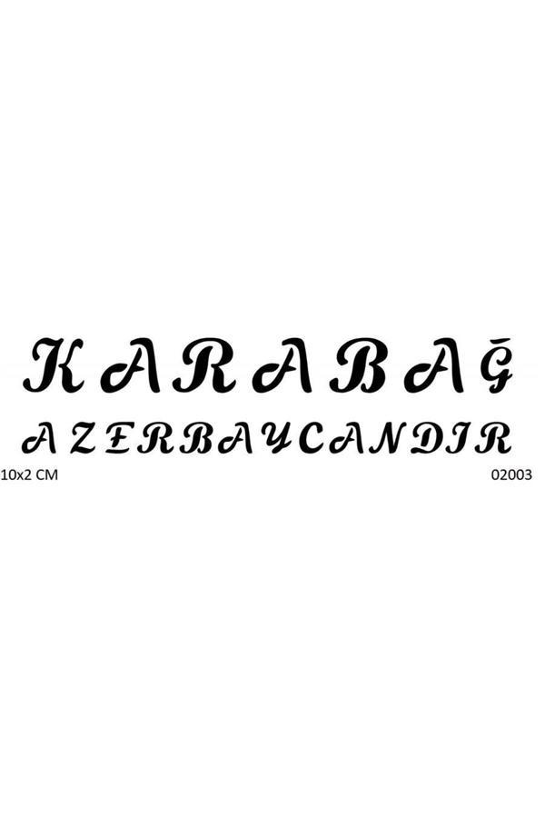 Alsepeteavm Karabağ Azerbaycandır Geçici Dövme Şablonu - Image 1
