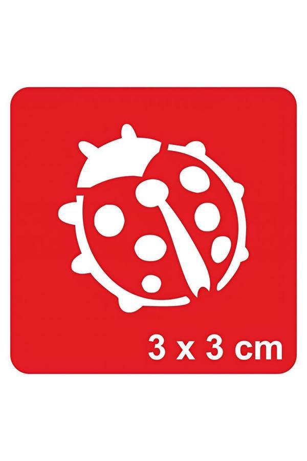 Alsepeteavm Uğur Böceği-1 Tattoo Geçici Dövme Şablonları Kına Kalıpları - Image 1