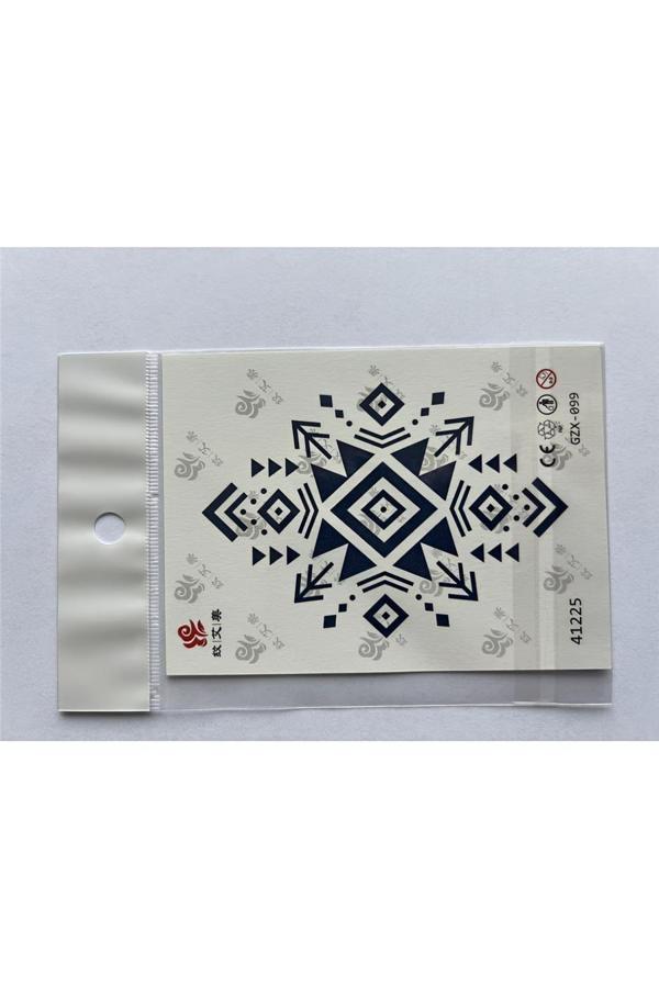 Alsepeteavm Motif Minimal 11x8 cm Yarı Kalıcı Geçici Dövme Yapıştırma Dövme - Image 1