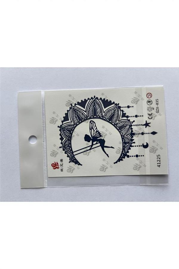 Alsepeteavm Salıncak Minimal 11x8 cm Yarı Kalıcı Geçici Dövme Yapıştırma Dövme - Image 1
