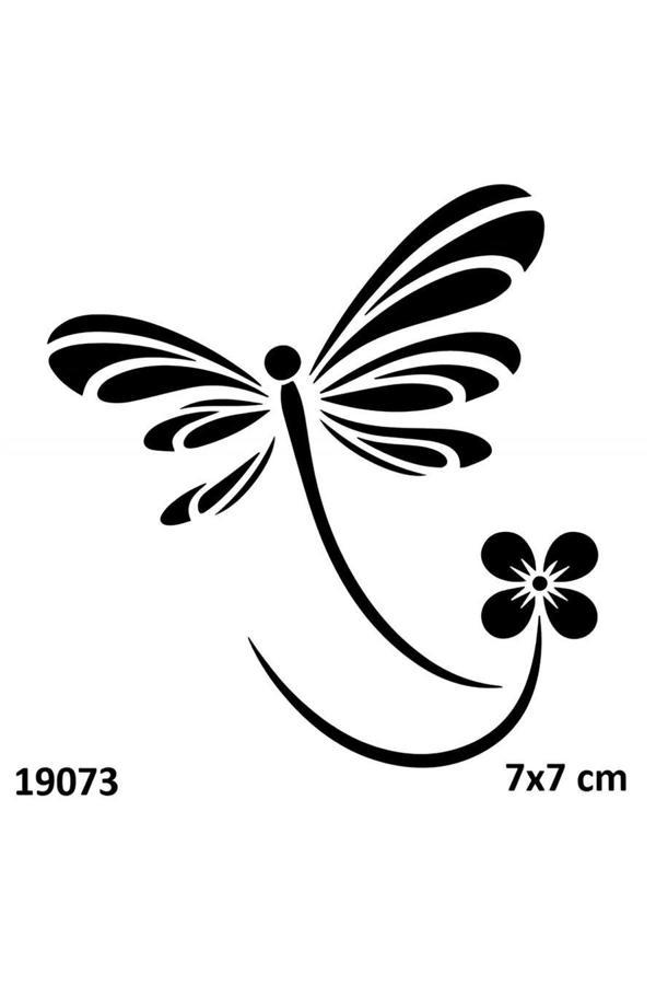 Alsepeteavm Yusufçuk Geçici Dövme Şablonu Stencil Kalıp - Image 1