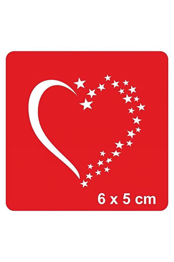 Alsepeteavm Yıldızlardan Kalp Tattoo Geçici Dövme Şablonları Kına Kalıpları - Image 1