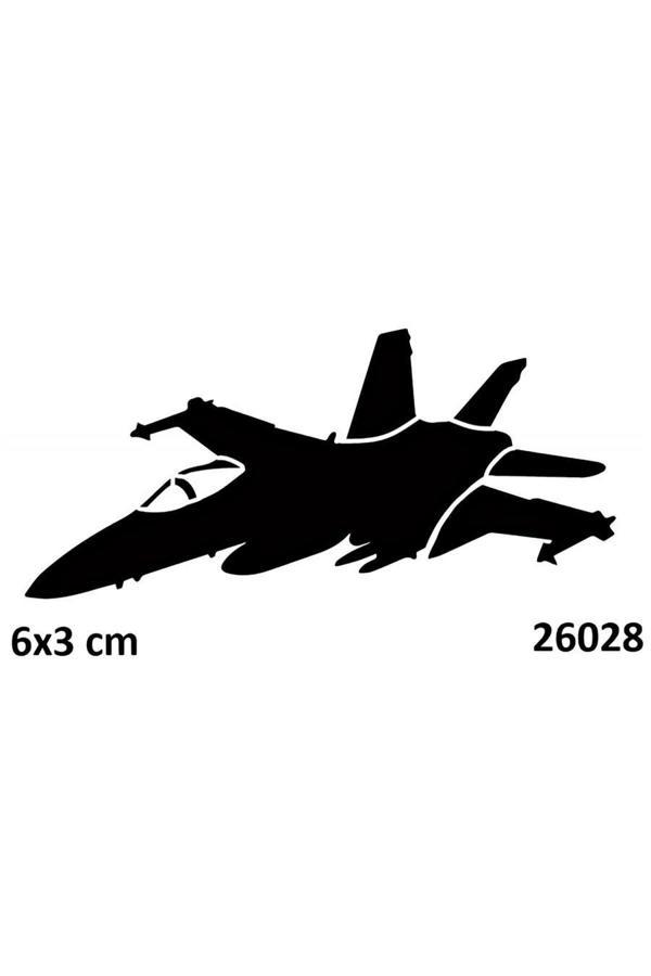 Alsepeteavm Savaş Uçağı F 16 Dövmesi Geçici Dövme Deseni - Image 1