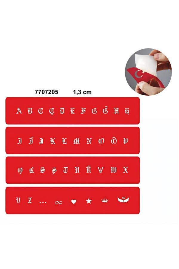 Alsepeteavm Küçük Boy Gotik Font Harf Şablonu Yazı Şablonu - Image 1