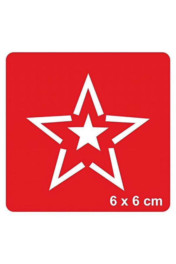 Alsepeteavm Kutup Yıldızı Tattoo Geçici Dövme Şablonları Kına Kalıpları - Image 1