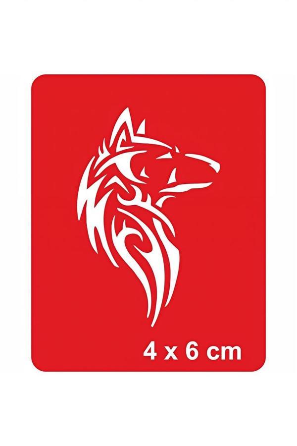 Alsepeteavm Asil Kurt  Tattoo Geçici Dövme Şablonları Kına Kalıpları - Image 1