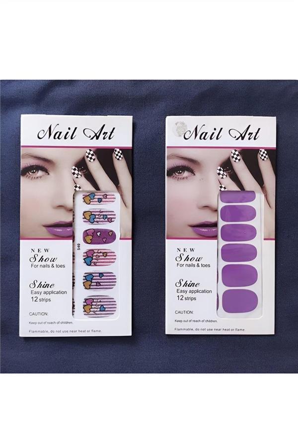 Alsepeteavm Nail Art Tırnak Süsleme Mosmor dövmesi  - Image 1