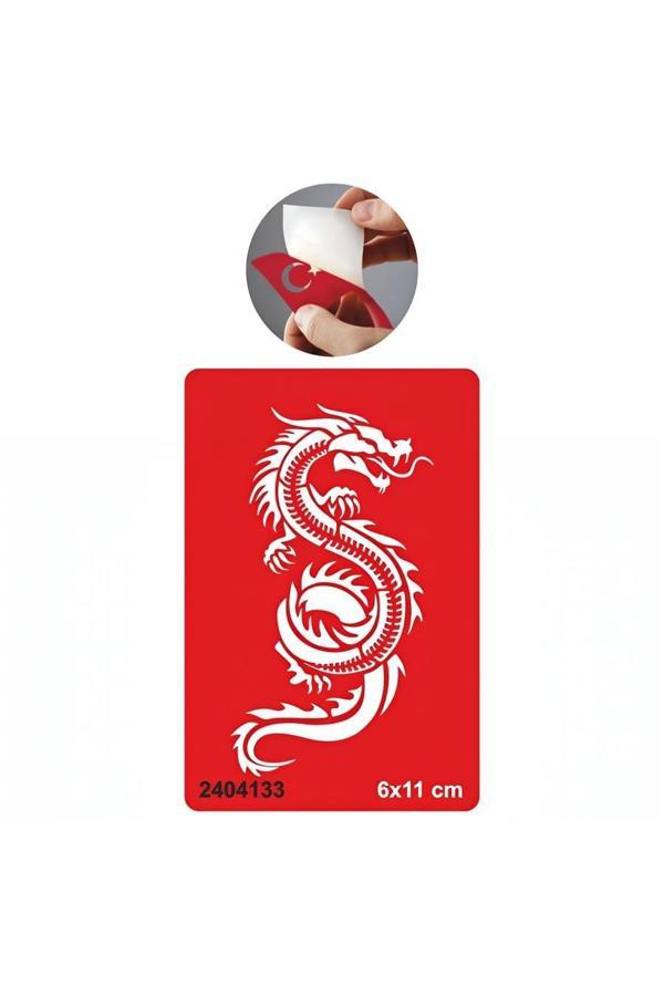 Alsepeteavm Anakonda Dragon Yılan Tattoo Geçici Dövme Şablonları Kına Kalıpları - Image 1