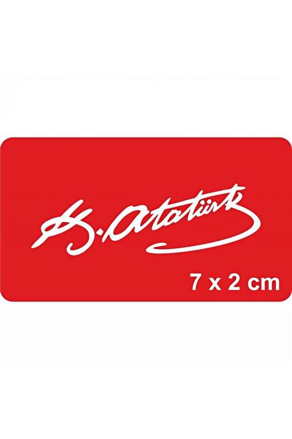 Alsepeteavm Atatürk İmzası-1 Tattoo Geçici Dövme Şablonları Kına Kalıpları - Image 1