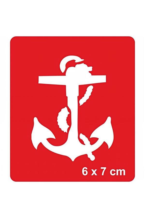 Alsepeteavm Hayallere Demir At Çapa Tattoo Geçici Dövme Şablonları Kına Kalıpları - Image 1