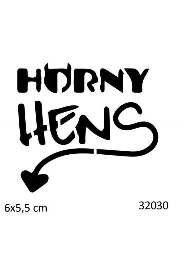 Alsepeteavm Horny Hens Bekarlığa Veda Partisi Dövmesi Geçici Dövme Şablonu - Image 1