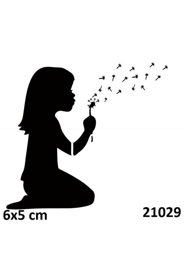 Alsepeteavm Çocuk ve Karahindiba Dövmesi Geçici Dövme Deseni - Image 1