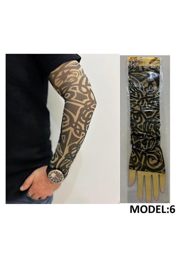 Alsepeteavm Giyilebilir Dövme Çift Kol 2 Adet Kol Çorap Dövmesi Sleeve tattoo Model6 - Image 1