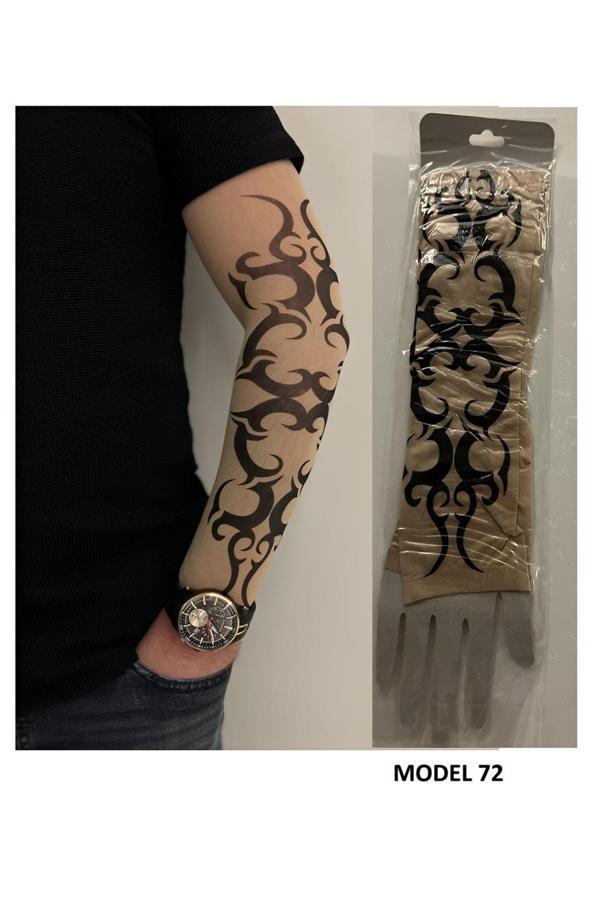 Alsepeteavm Giyilebilir Dövme Çift Kol 2 Adet Kol Çorap Dövmesi Sleeve tattoo Model72 - Image 1