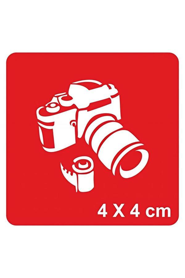 Alsepeteavm Fotoğraf Makinası Tattoo Geçici Dövme Şablonları Kına Kalıpları - Image 1