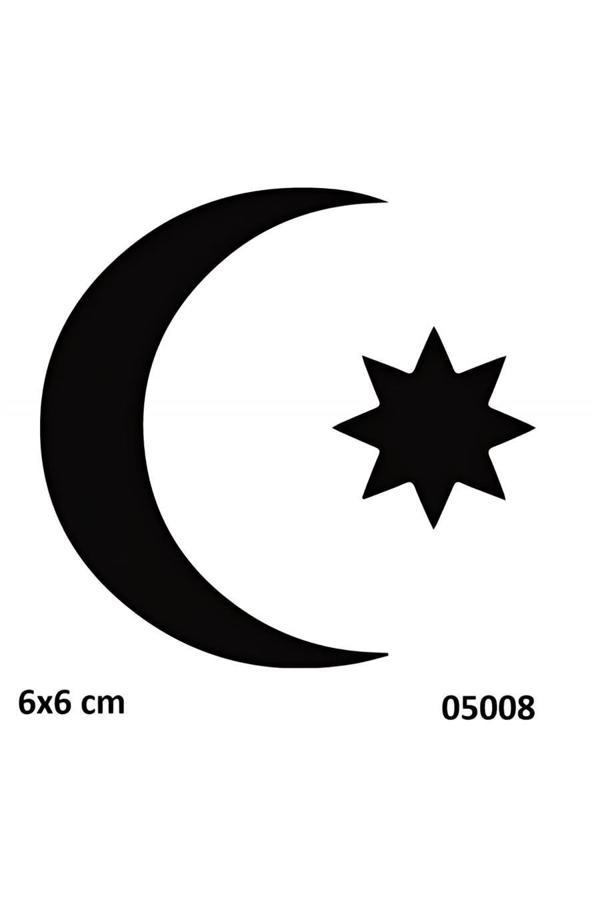 Alsepeteavm Osmanlı Bayrağı Geçici Dövme Şablonu - Image 1