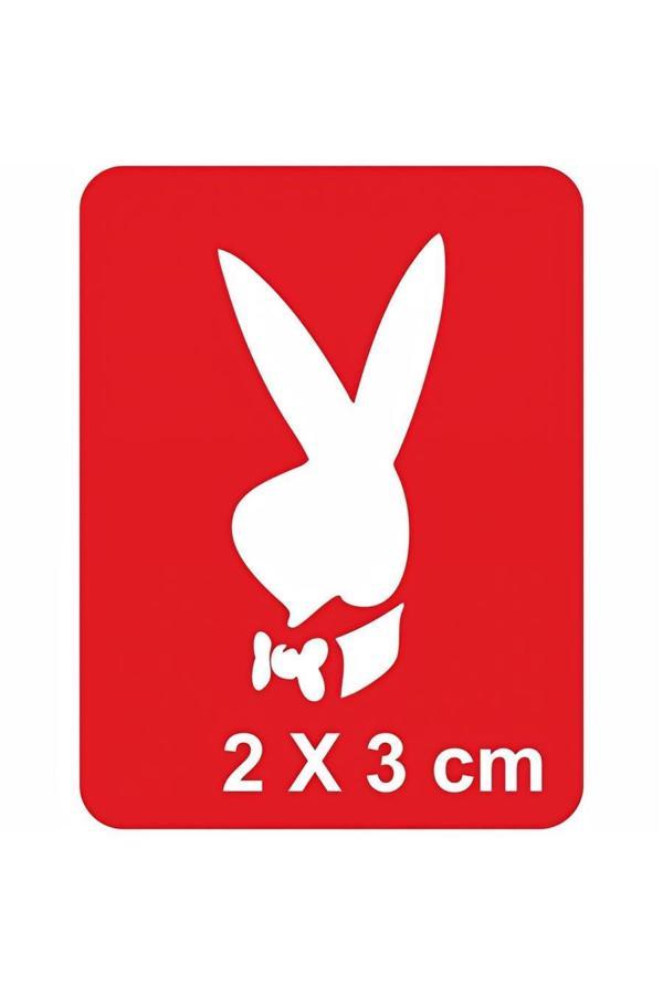 Alsepeteavm Aşk Tavşanı Playboy Tattoo Geçici Dövme Şablonları Kına Kalıpları - Image 1