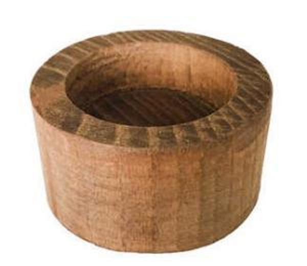 AĞAÇ KÜTÜK TEALİGHT MUMLUK YUVARLAK NATUREL 1 ADET - Image 1