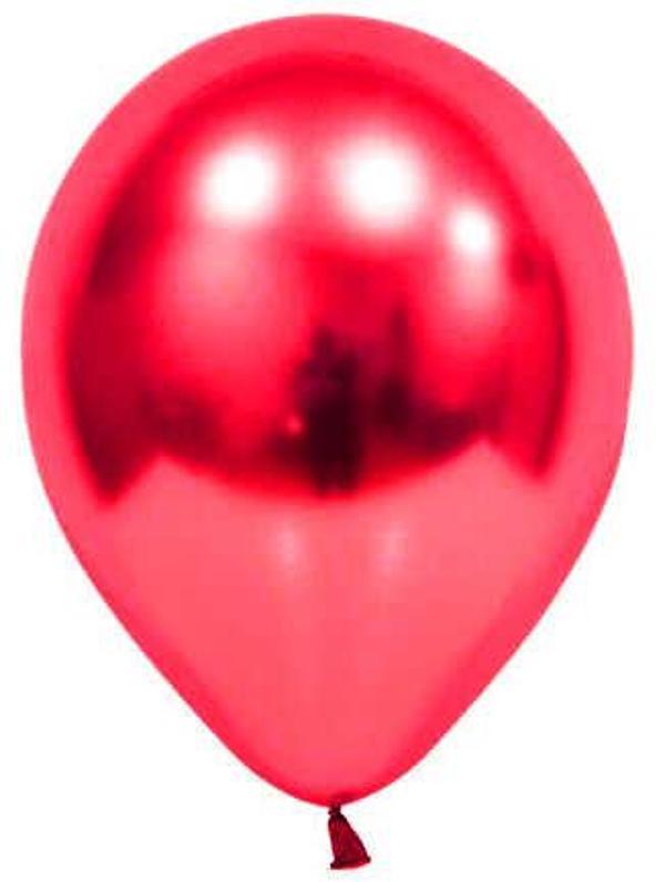 BALON KROM PARLAK 12 İNC KIRMIZI 50 ADET - Image 1