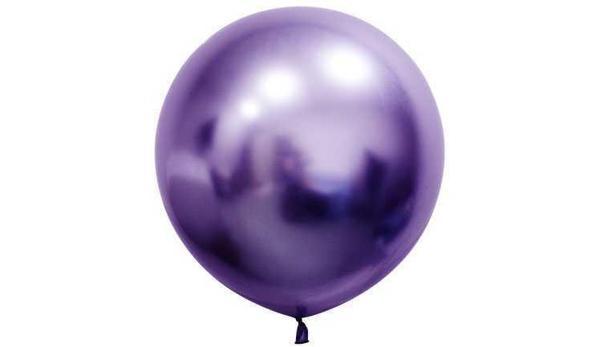 BALON KROM PARLAK JUMBO 24 İNC MOR 3 ADET - Image 1