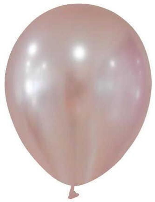 BALON METALİK DÜZ 5 İNC GÜL KURUSU 100 ADET - Image 1